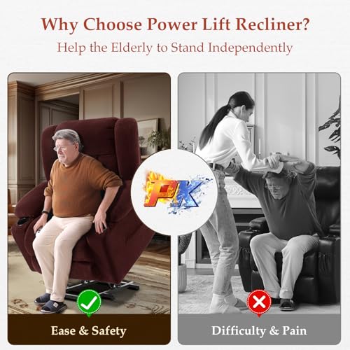 Grey Power Lift Recliner Chair V17001