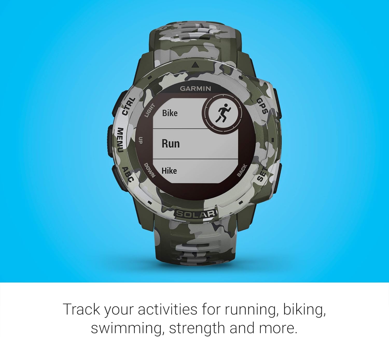 Rugged Outdoor Smartwatch with Solar Charging K51073