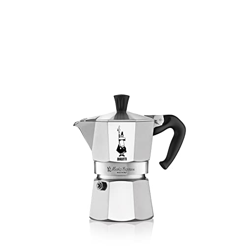 4 Tassen 0.19 liters Silver Espresso Maker W504