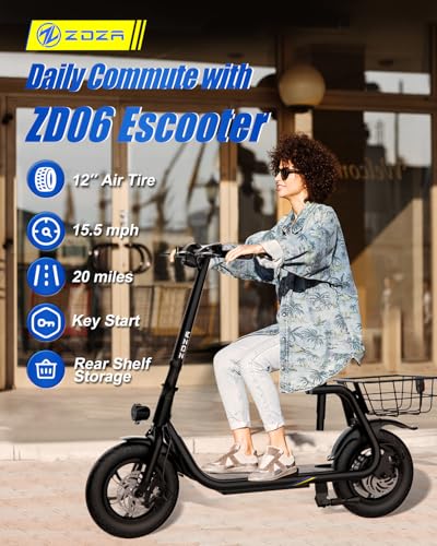 800W Peak Motor Foldable Electric Scooter with Seat Q401
