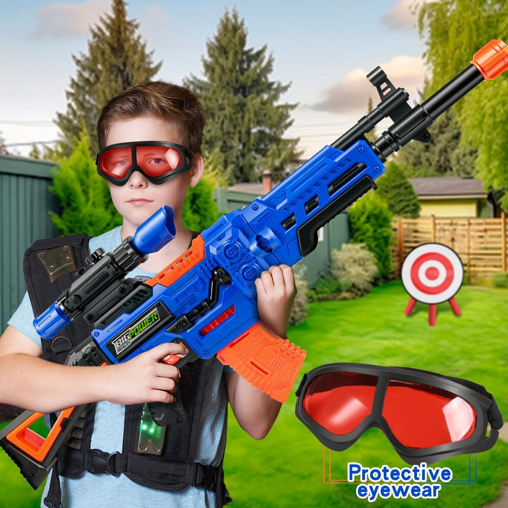 4 in 1 Automatic Kids Sniper Rifle Toy Guns with Removable Magazines E402360