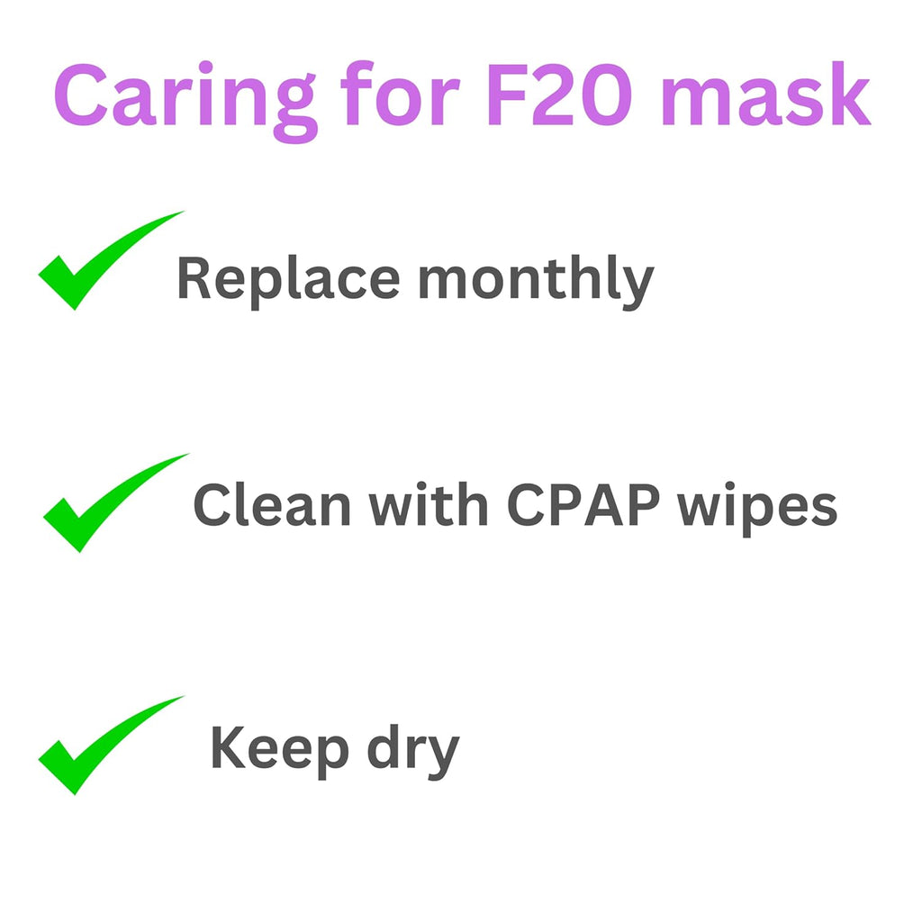 Cushion Mask Bundle with Cpap Cleaning Wipes - Large M7505