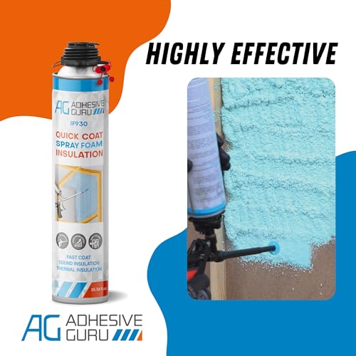 6 x 32.80 oz Polyurethane Spray Foam Insulation Kit B1971