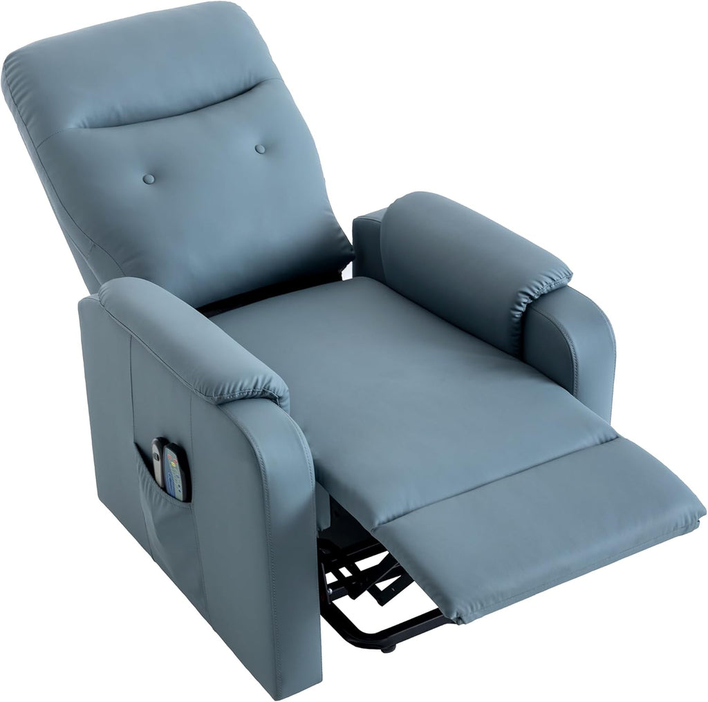 Heavy Duty Electric Recliner with Adjustable Heated Massage B394573