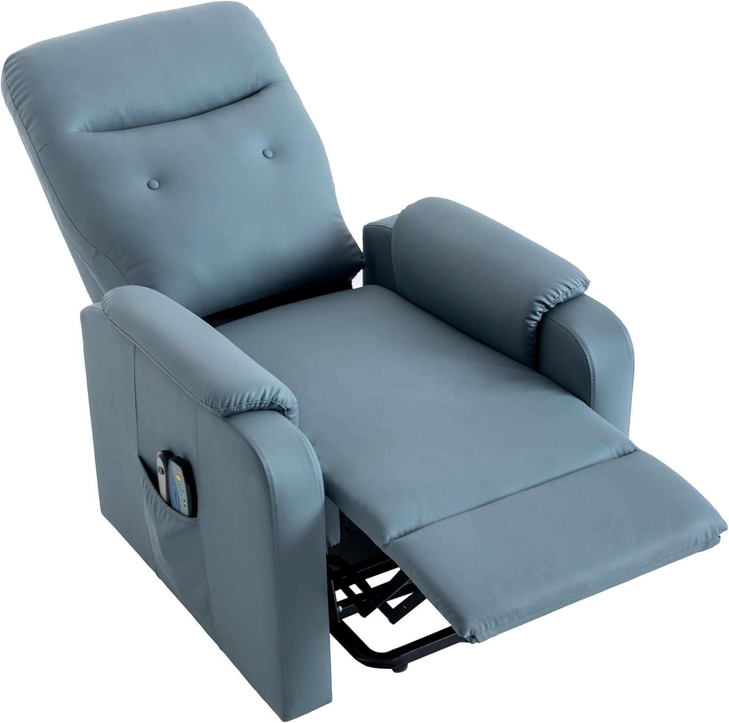 Heavy Duty Electric Recliner with Adjustable Heated Massage B394573