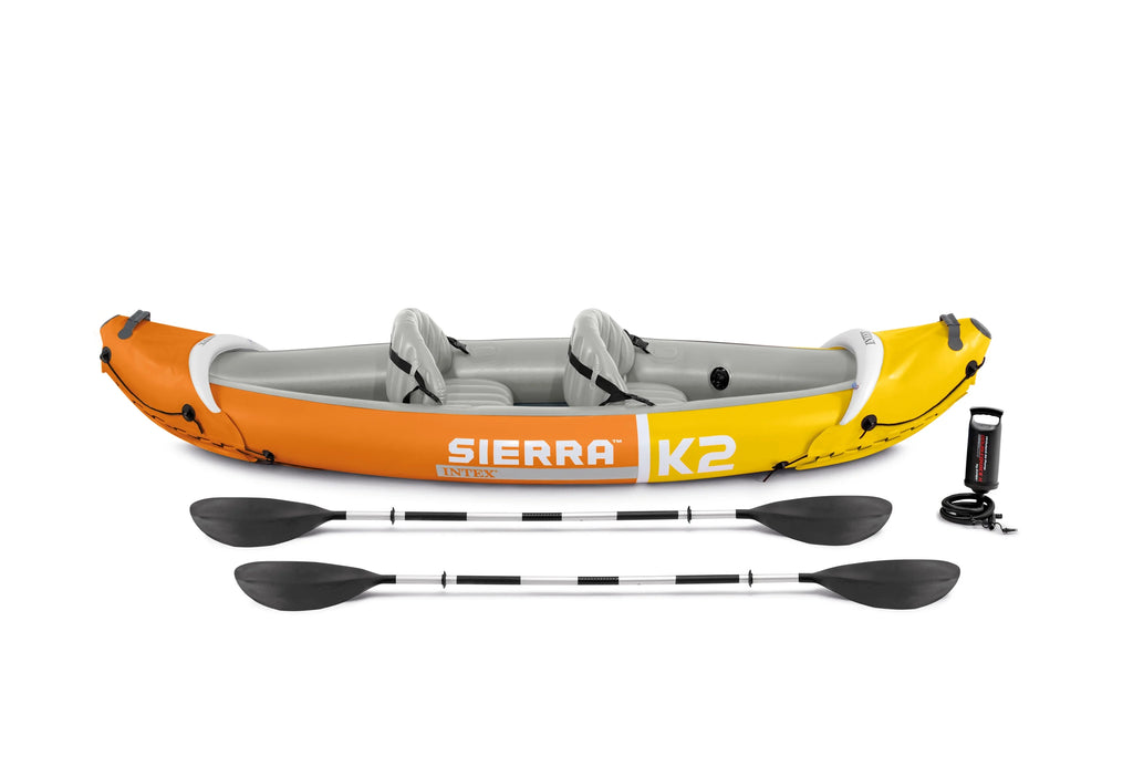 2-Person Inflatable Fishing Kayak with Oars and Hand Pump N338958
