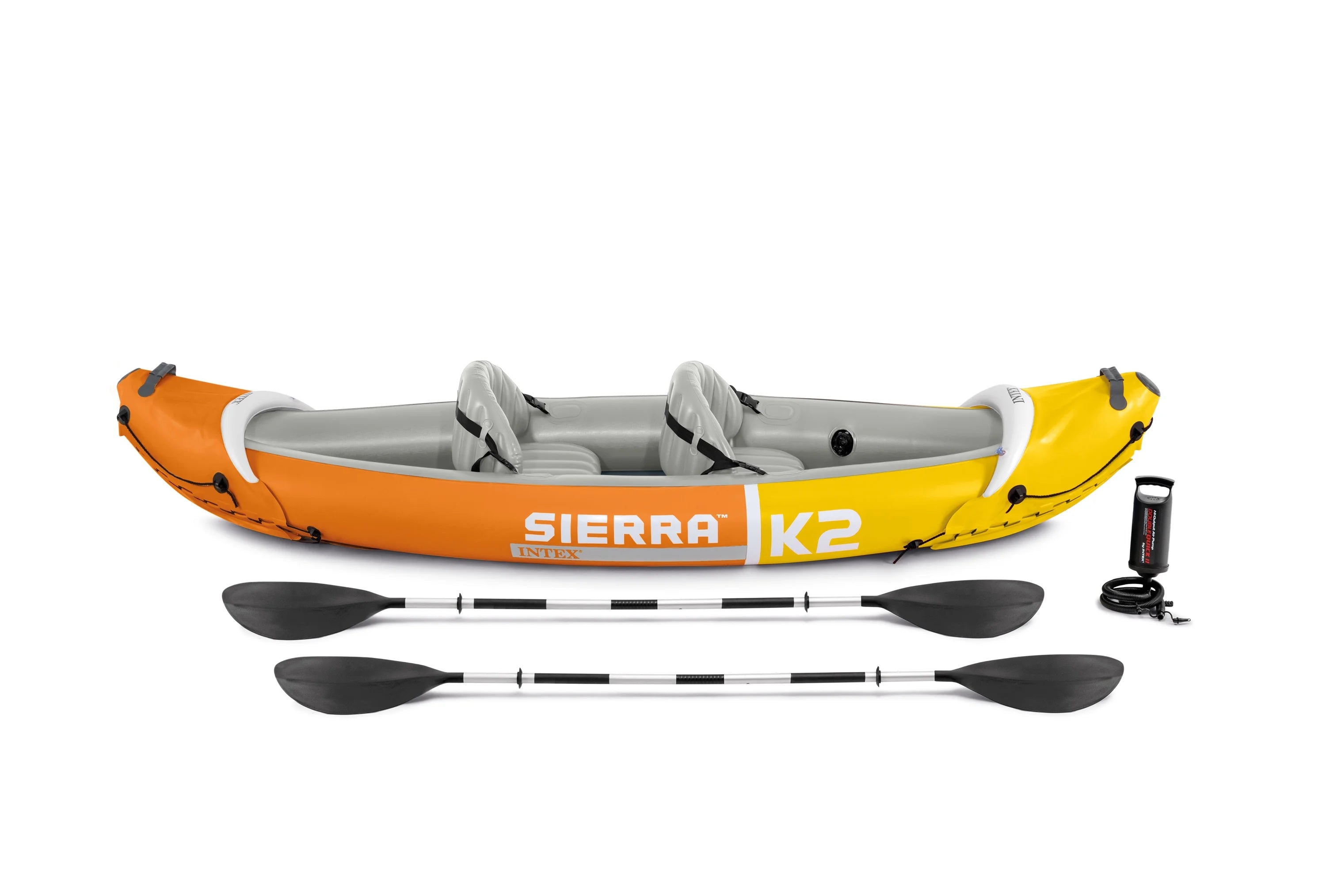 2-Person Inflatable Fishing Kayak with Oars and Hand Pump N338958