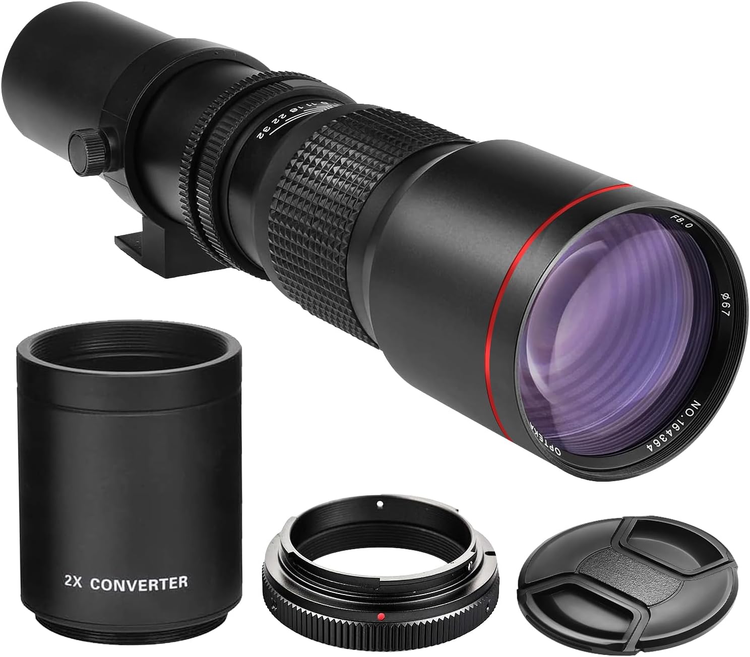 500mm/1000mm f/8 Manual Telephoto Lens Y375