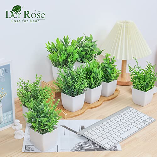 8 Packs Artificial Faux Potted Plants Y4105