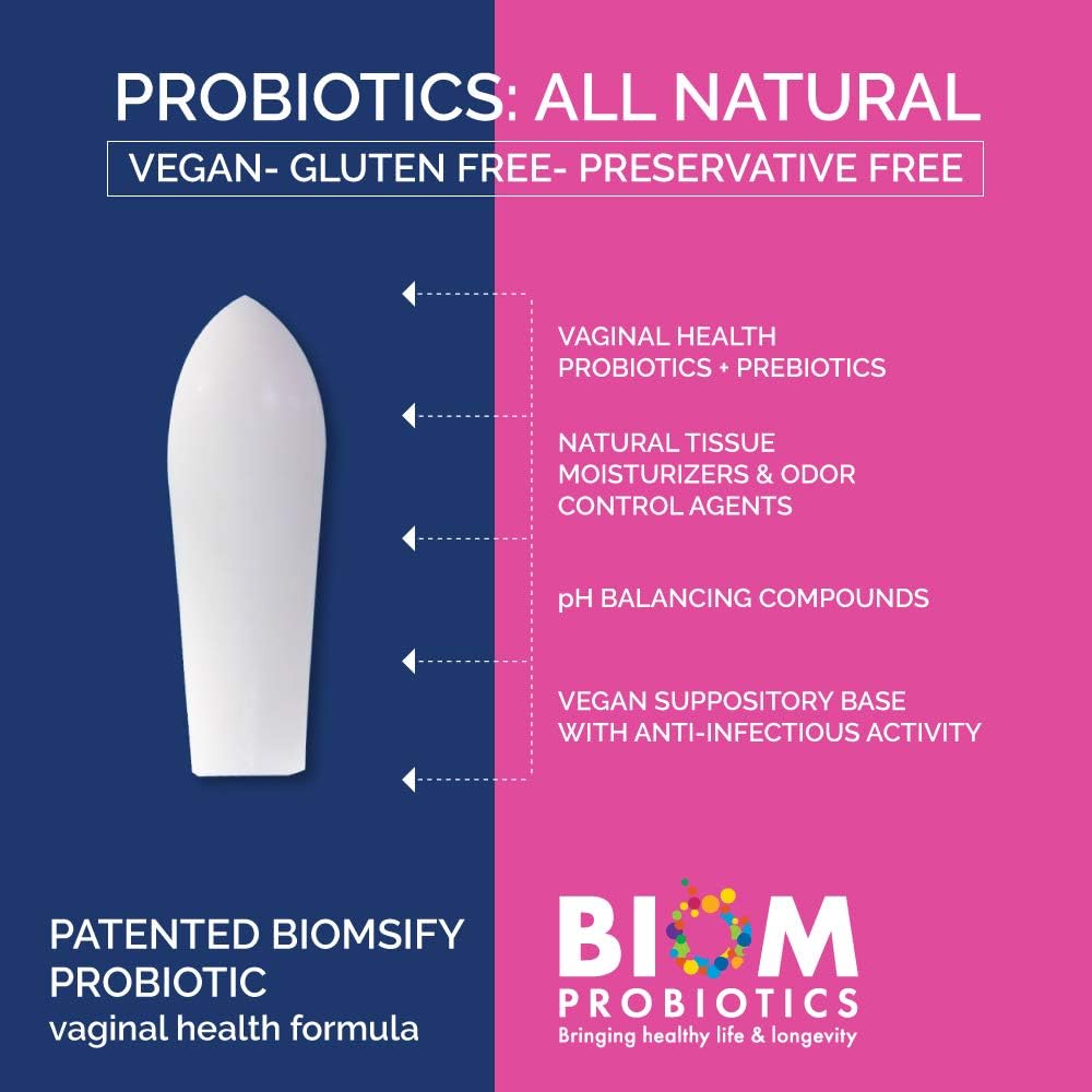 Vaginal Probiotic Suppository, 5 Count Z305308