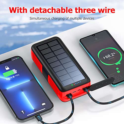 63200mAh Solar Charger Power Bank with Dual Outputs R9108