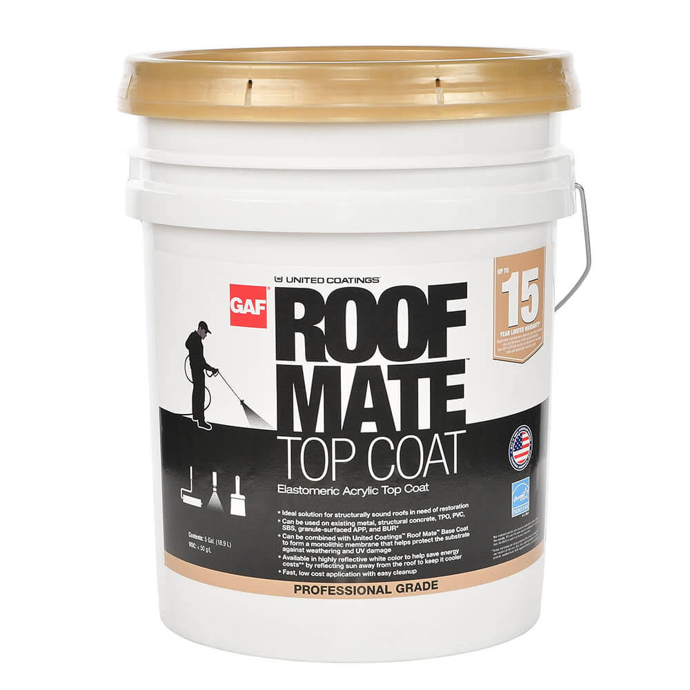 White Acrylic Reflective Elastomeric Roof Coating E266