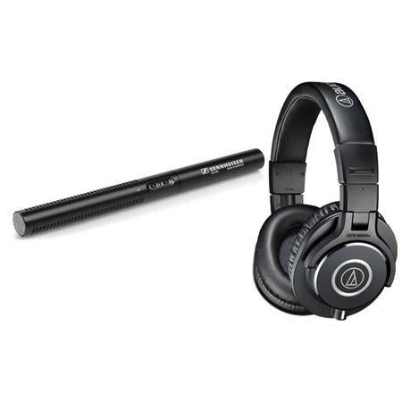 Shotgun Microphone with Pro Monitor Headphones T555680