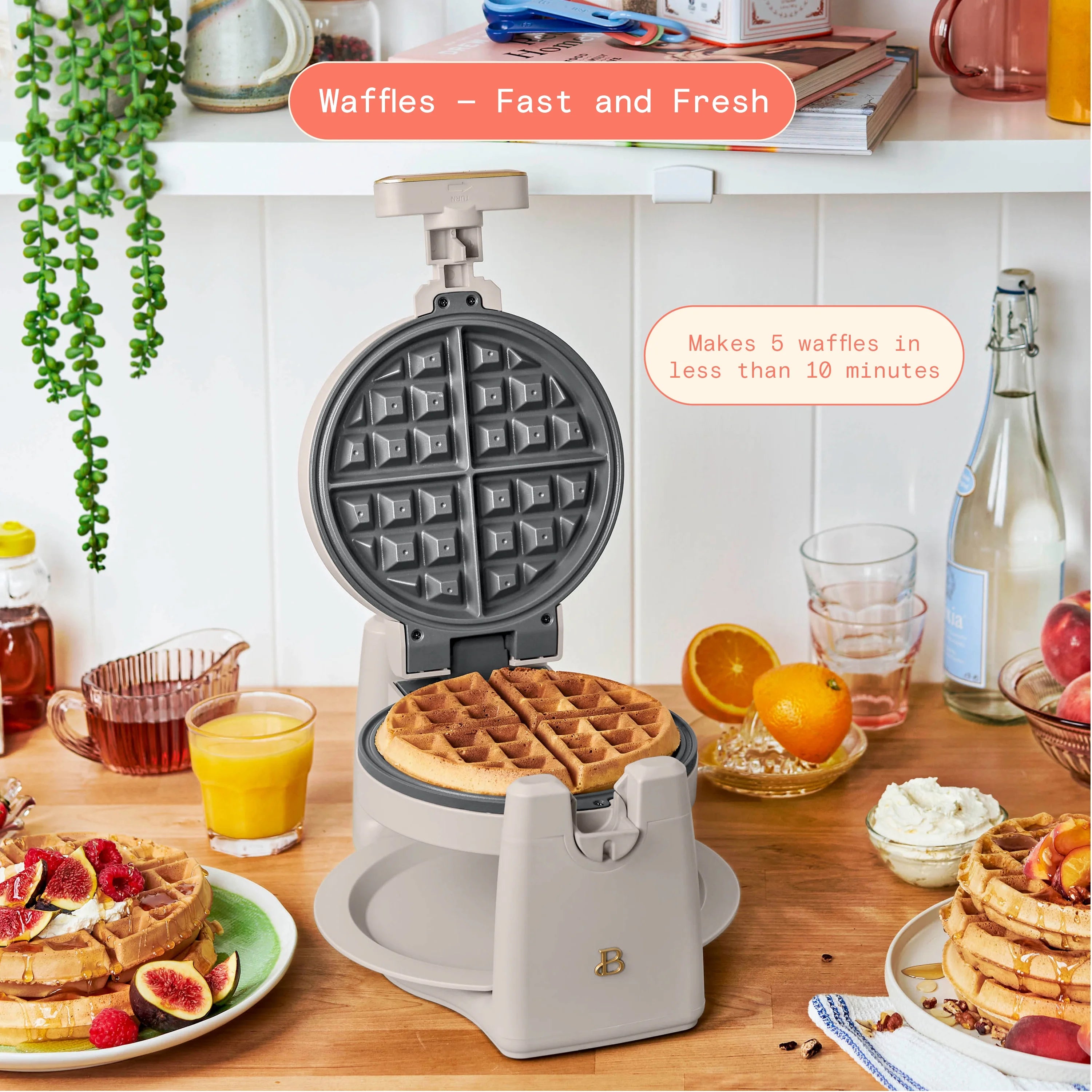 Rotating Belgian Waffle Maker B3213