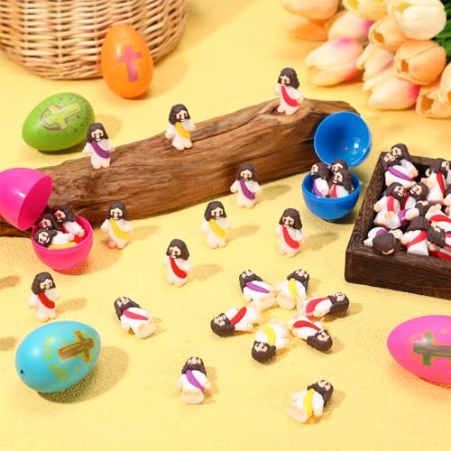 100 Pack Mini Jesus Figurines Multicolor X46953