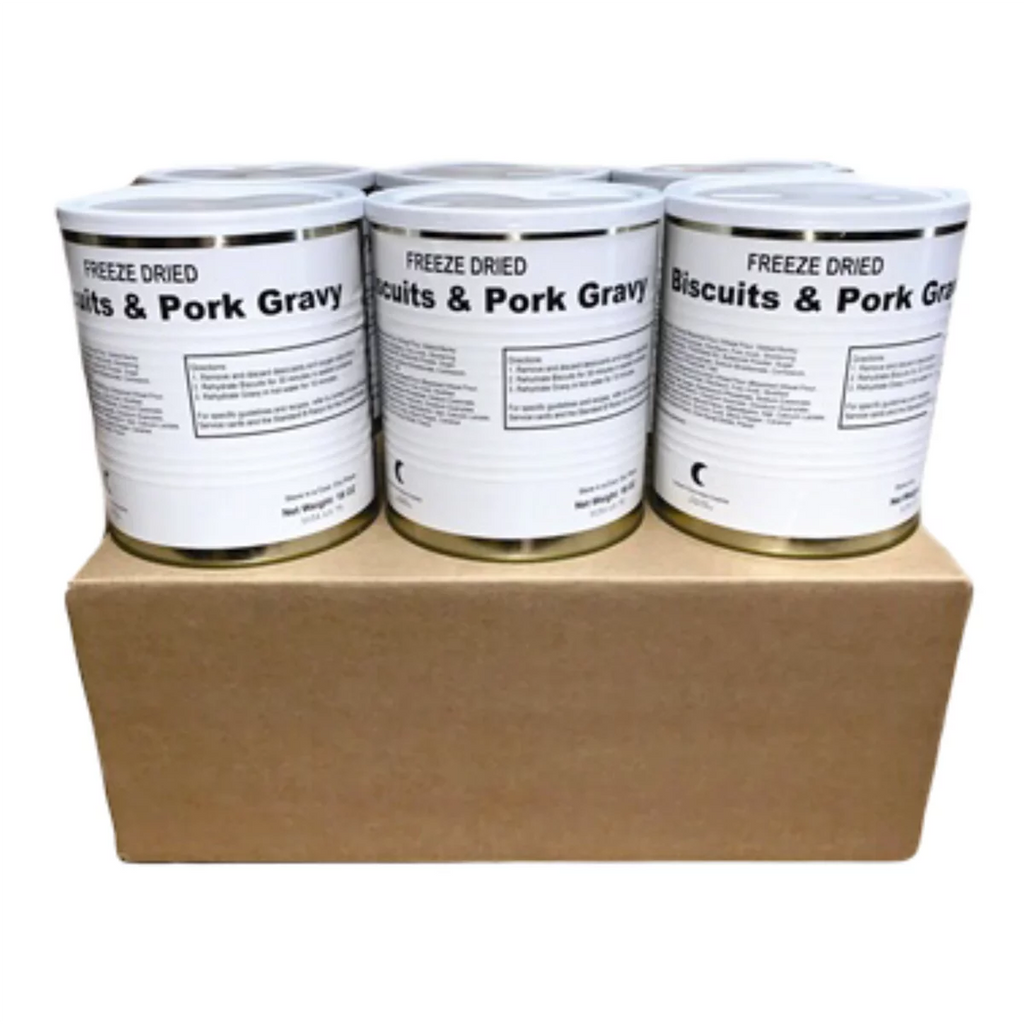 Freeze Dried Biscuits and Gravy #10 18 oz 8 Servings 1 Can L708775