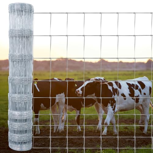 4×164ft Woven Galvanized Cattle Panel I494