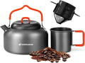 1.2L Camping Coffee Pot with Mug and Coffee Filter R46548