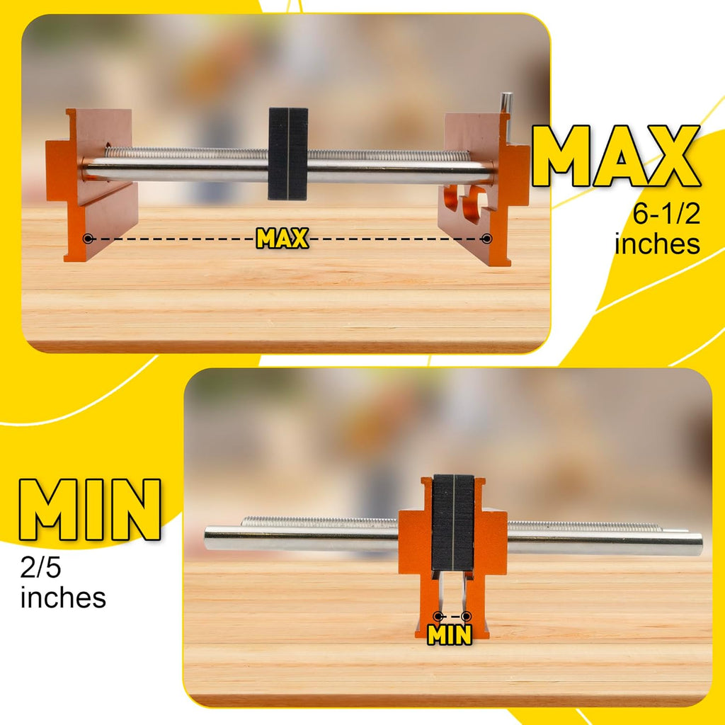 Self Centering Doweling Jig Kit with 6 Drill Guide Bushings A7639