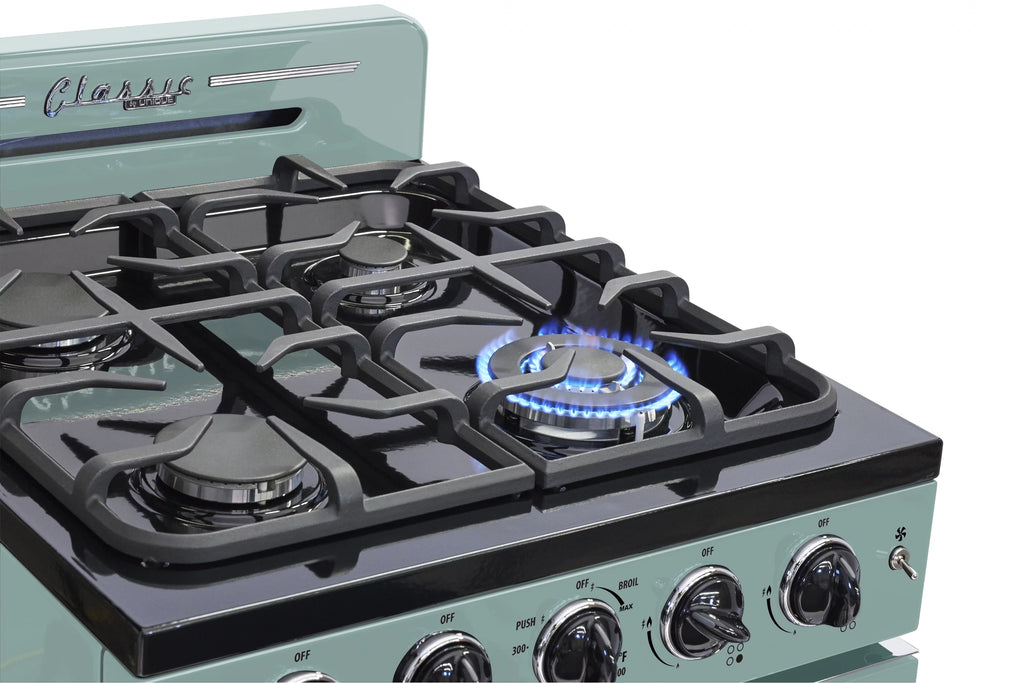 24" 2.9 cu/ft Freestanding Gas Range with Convection Oven and Sealed Burners A7265