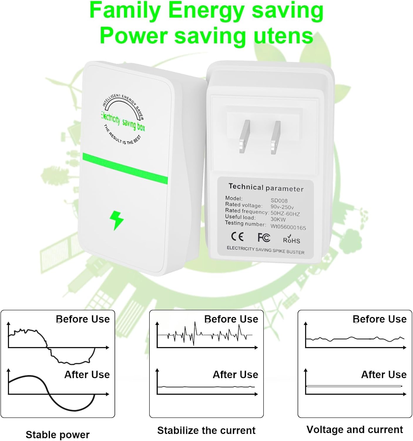 6 Pack High Efficiency Household Stable Voltage Device M19830