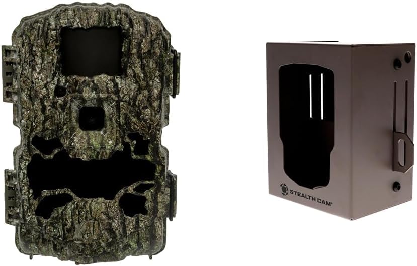 32MP 1080P Video Trail Camera with Security Box J904
