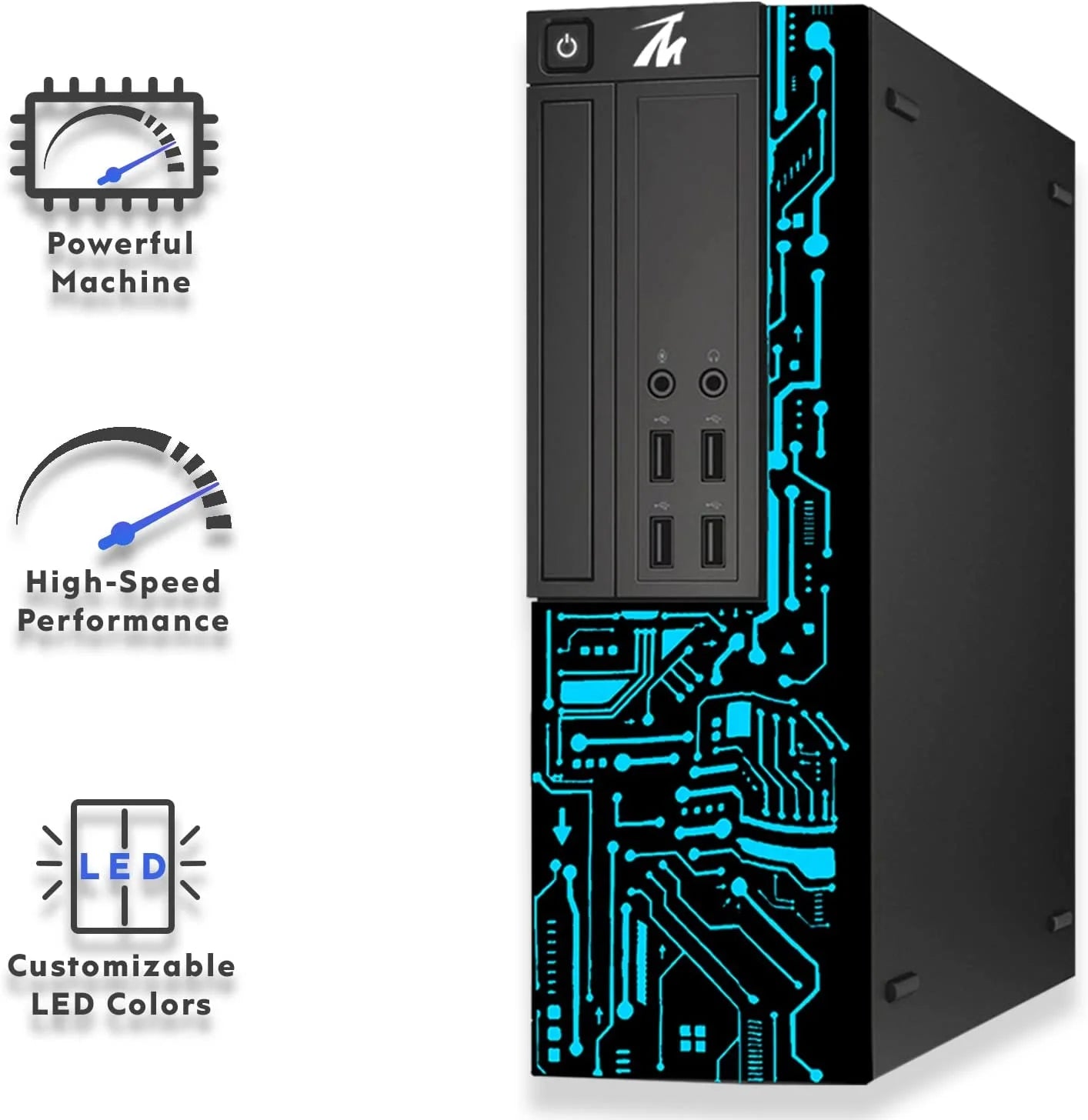8GB RAM 500 GB HDD 27 Inch 165Hz Gaming Monitor Desktop PC X627542
