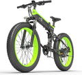 Foldable 26" x 4.0 Fat Tire Electric Bicycle with 1500w Motor and 48V 12.8Ah Removable Battery B638