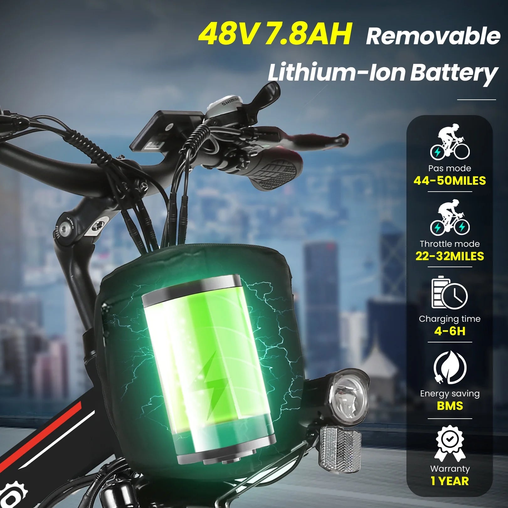 500W 26" 48V Full Suspension Folding Electric Bicycle Z600