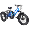 7 Speed 20 Inch Fat Tire Adult Tricycle with Shopping Basket H4561