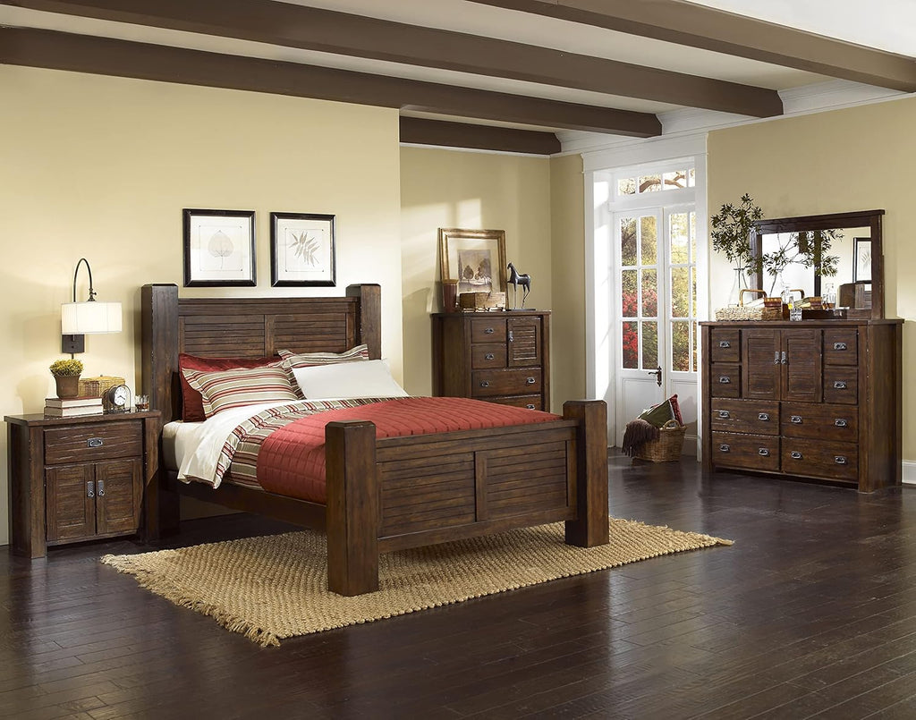 Brown Trestlewood Dresser G585