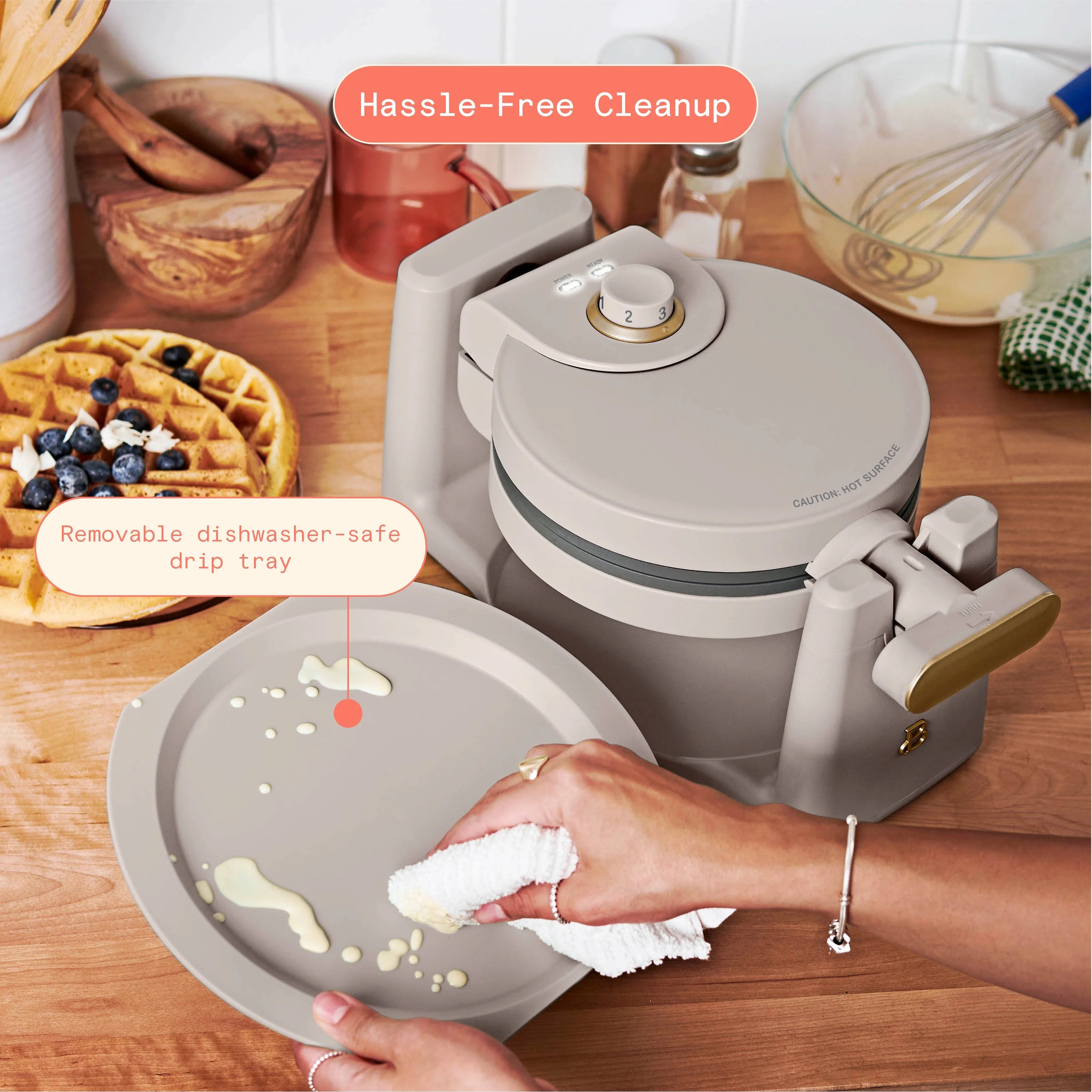 Rotating Belgian Waffle Maker B3213