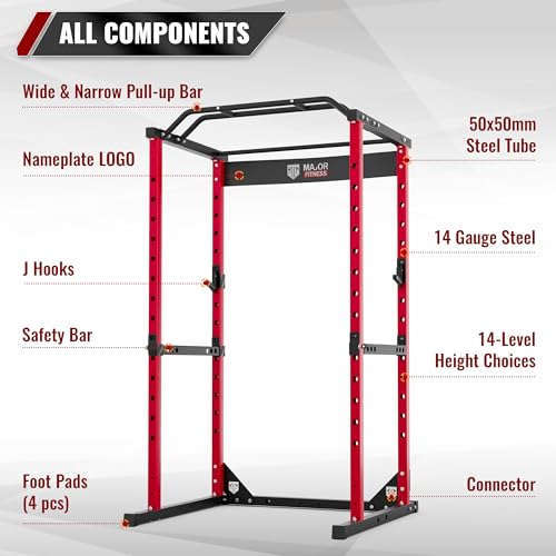 Power Cage Squat Rack 1200lbs Capacity Weight Cage Z8867