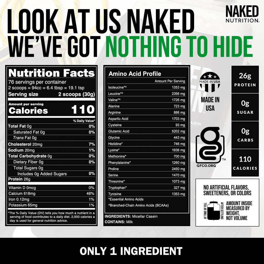 5LB Unflavored Whey and 5LB Unflavored Casein Protein Bundle H22897