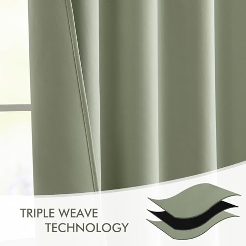 Cappuccino Brown Blackout Curtains 84 Inch Length 2 Panels Set M62454