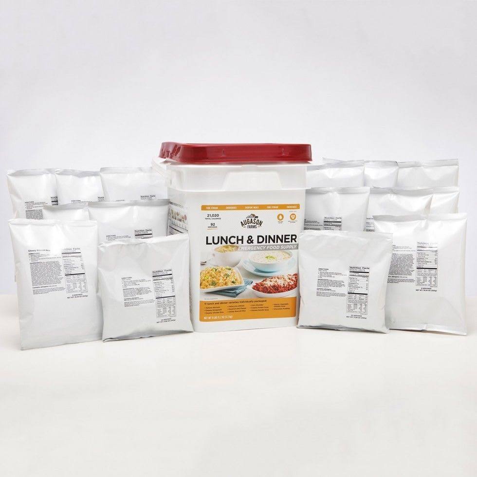 4-Pail Food Variety Kit with Survival Gear F9782