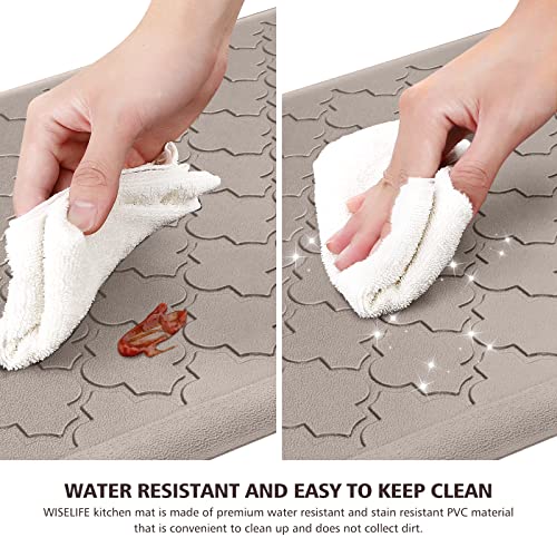 Grey Anti Fatigue Kitchen Mat 17.3"x39" E831