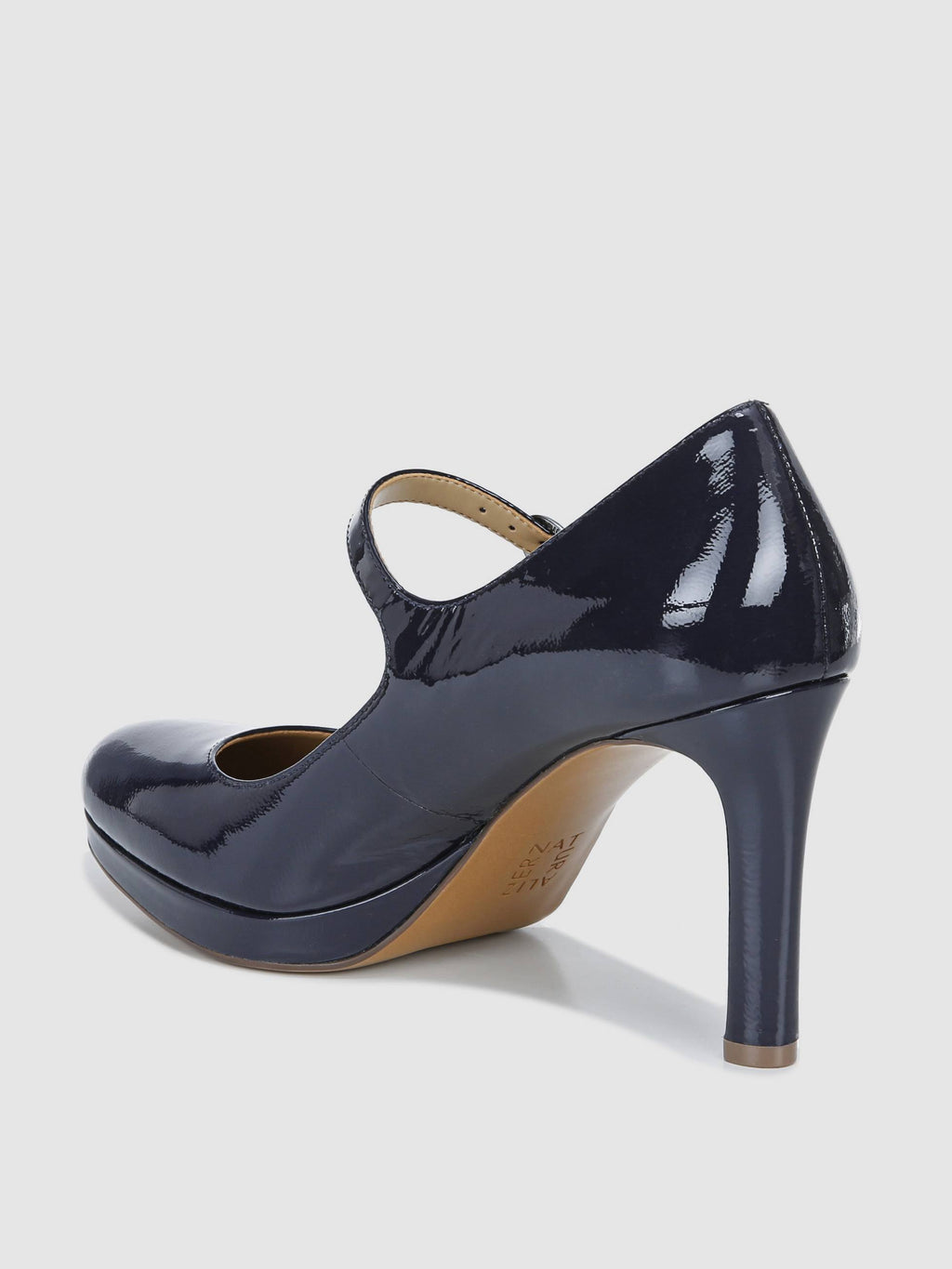 Navy Patent Mary Janes O54181