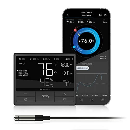 Smart Environmental Controller with Temperature Humidity Timer Controls W17499