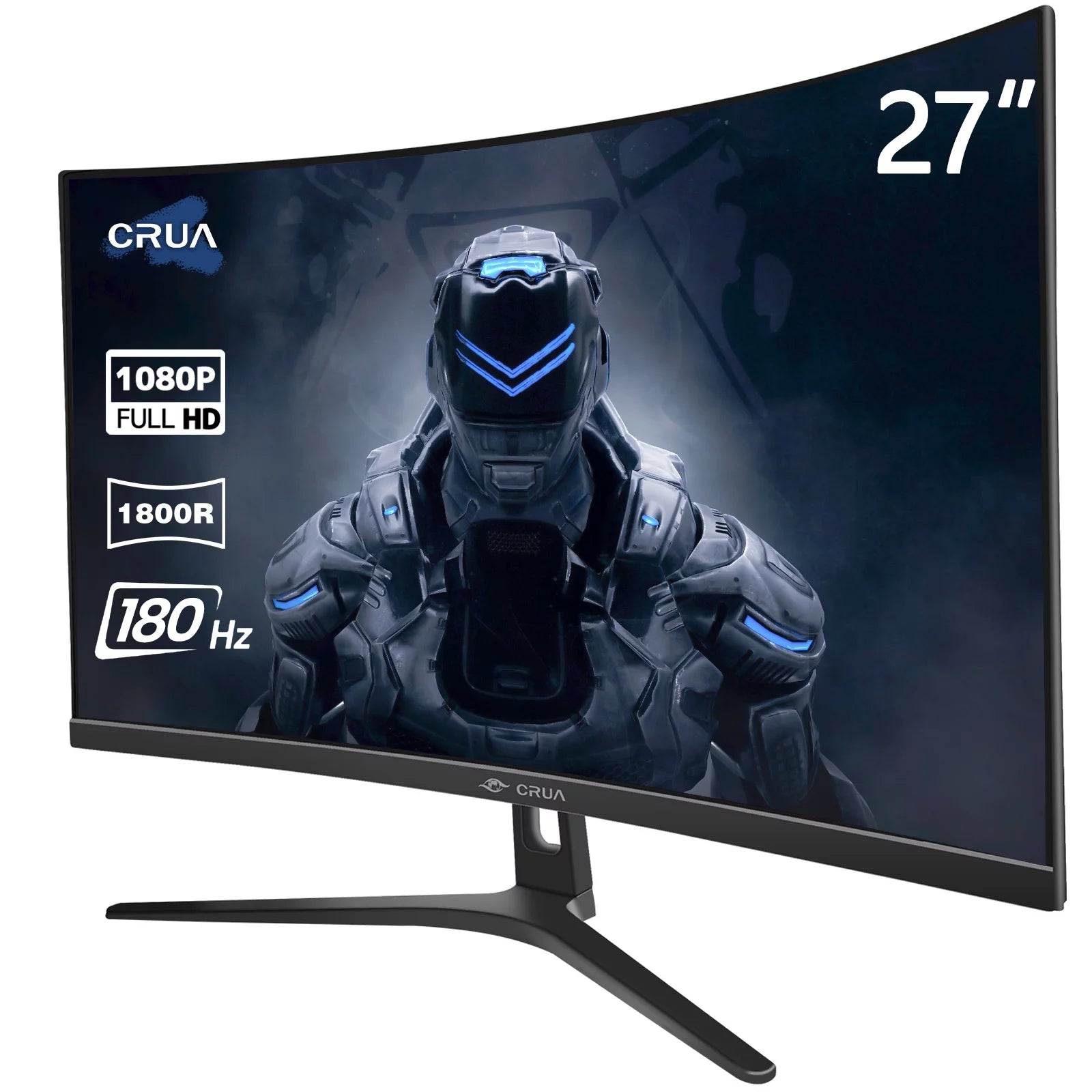 27 Curved Gaming Monitor FHD 1080P 1800R 1ms GTG Black I978