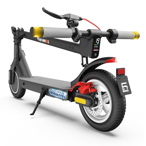Electric Scooter with 10" Solid Tires, 350W Motor, 18 MPH, 19.9 Miles Range, Foldable O30074