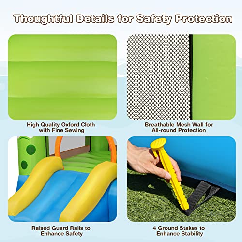 Inflatable Bounce House with Slide E6494