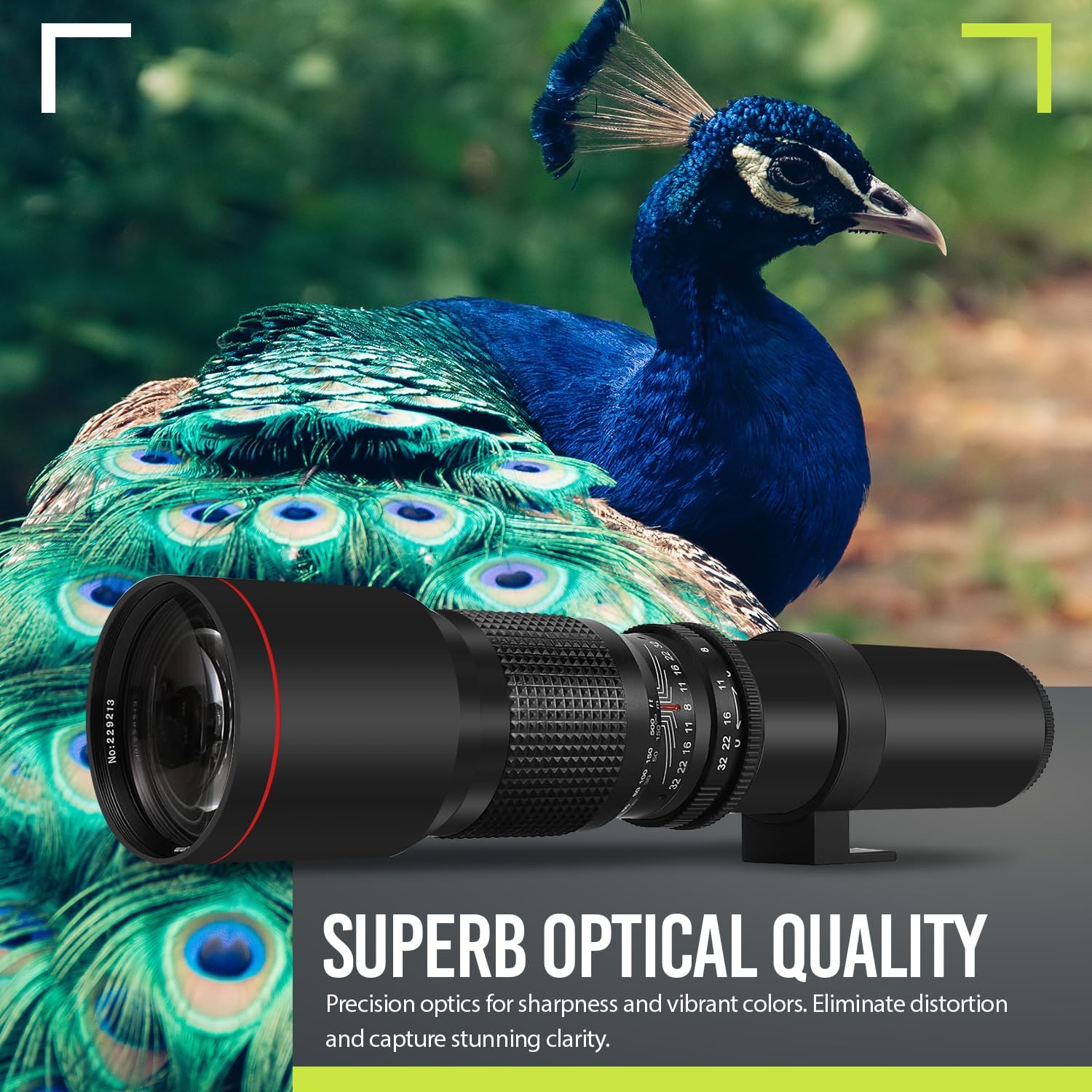500mm/1000mm f/8 Manual Telephoto Lens Y375