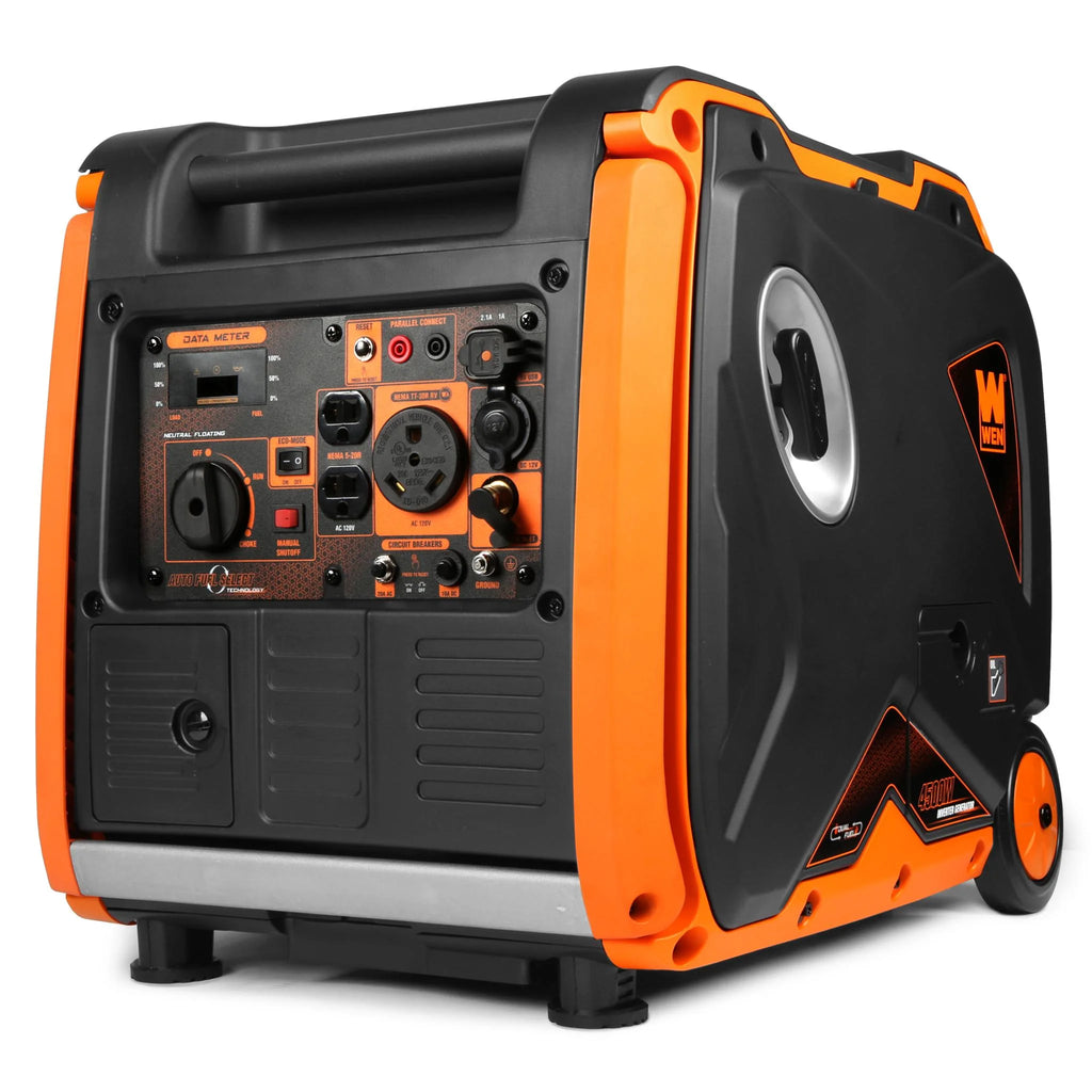 4500-Watt Dual Fuel Portable Inverter Generator with Fuel Shut-Off L8226