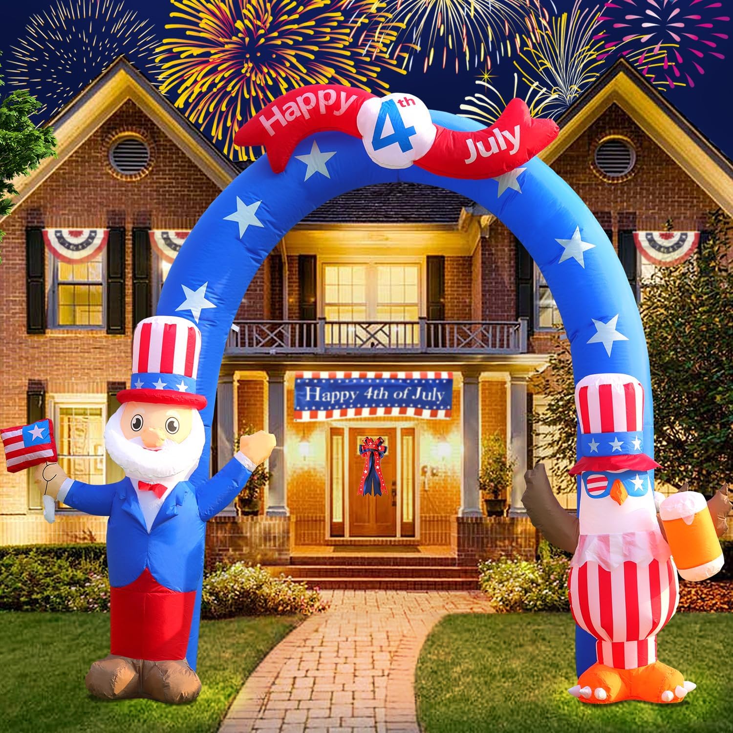 9 FT Inflatable Outdoor Decoration with LED Lights H483126