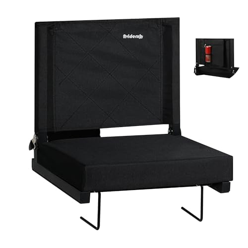 Wide Padded Bleacher Chair with Back Support X9813