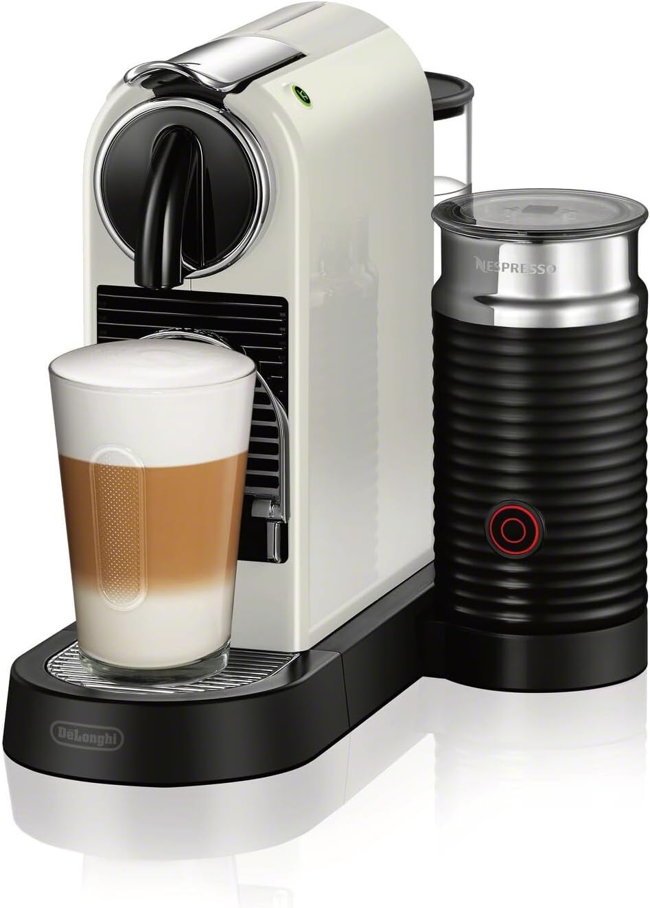 White Coffee and Espresso Machine with Milk Frother B102367