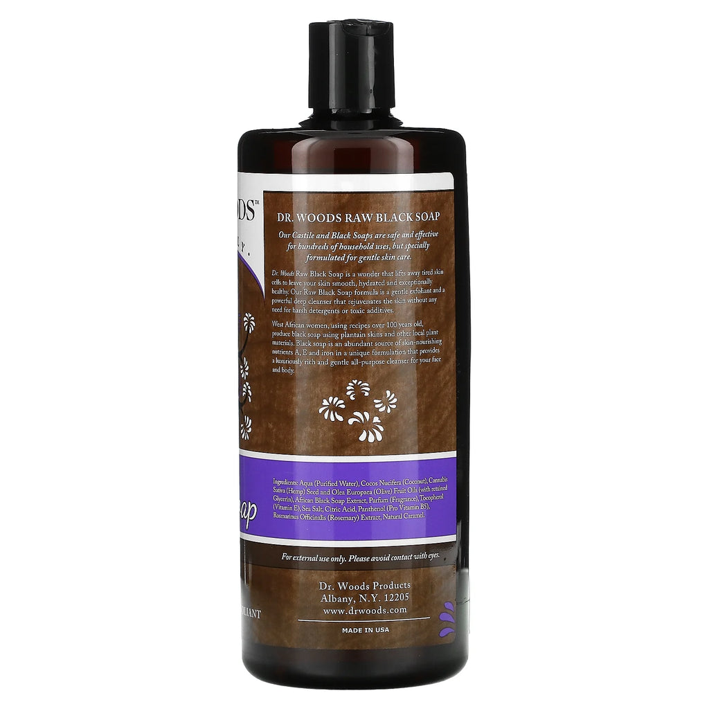 Raw Black Soap, 32 fl oz Y789476