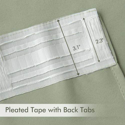 Cappuccino Brown Blackout Curtains 84 Inch Length 2 Panels Set M62454