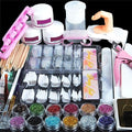Acrylic Nail Kit with Drill and UV Light Acrylic Powder Nail Art Starter Kit A4761